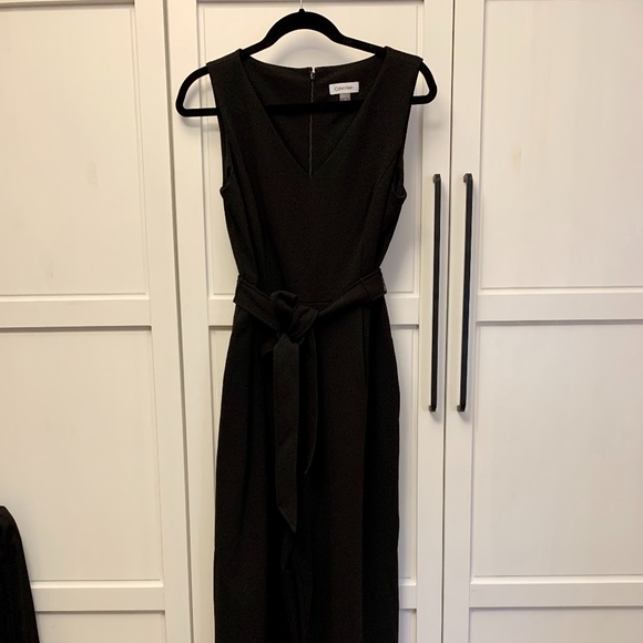 NWT Calvin Klein Sleeveless V Neck Jumpsuit 8 - Picture 3 of 10